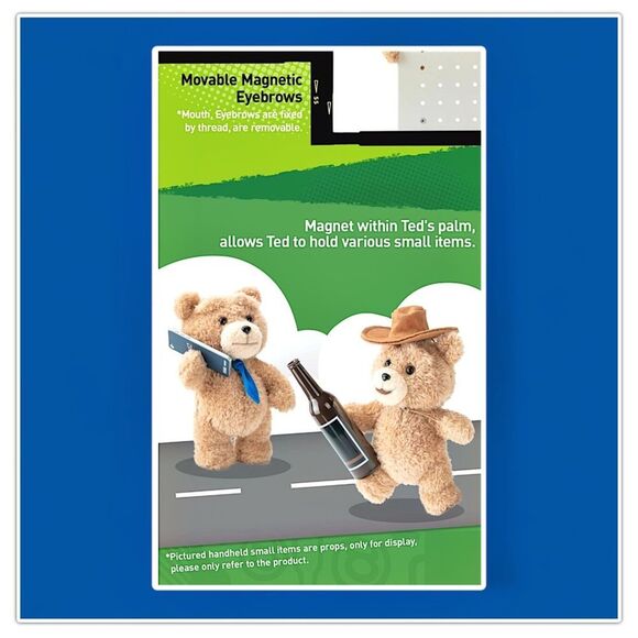 Pop Mart Ted2 Teddy Bear Action Plush Pendant - Necktie Bear - Picture 10 of 15